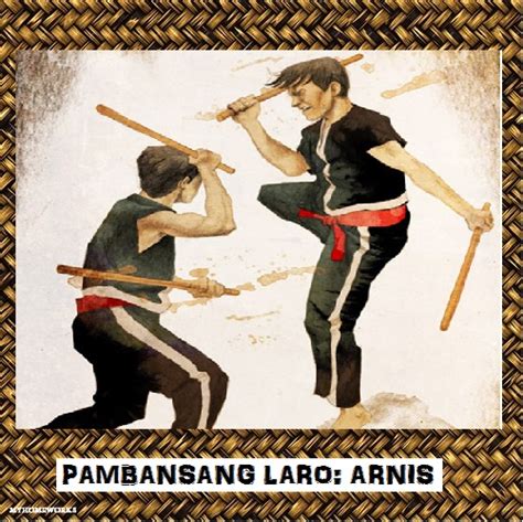 arnis pambansang laro ng pilipinas